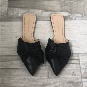 ZARA Black Mules Slides